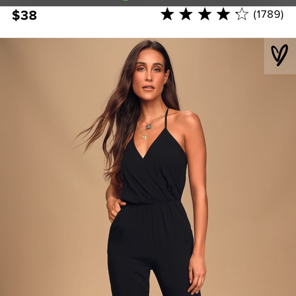 Lulus Black Romper